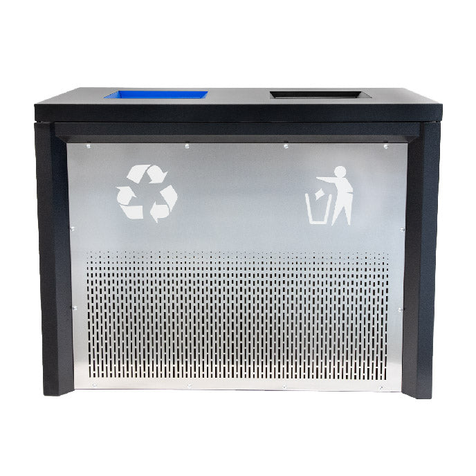 Coliseum 86-Gallon Indoor Dual Stream Waste & Recycling Bin