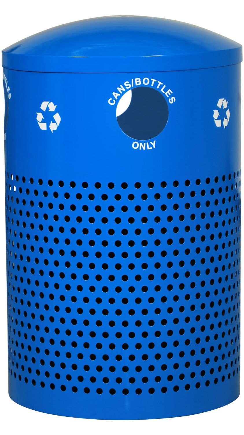 Landscape Series Outdoor Recycling Receptacle | 40 Gallon