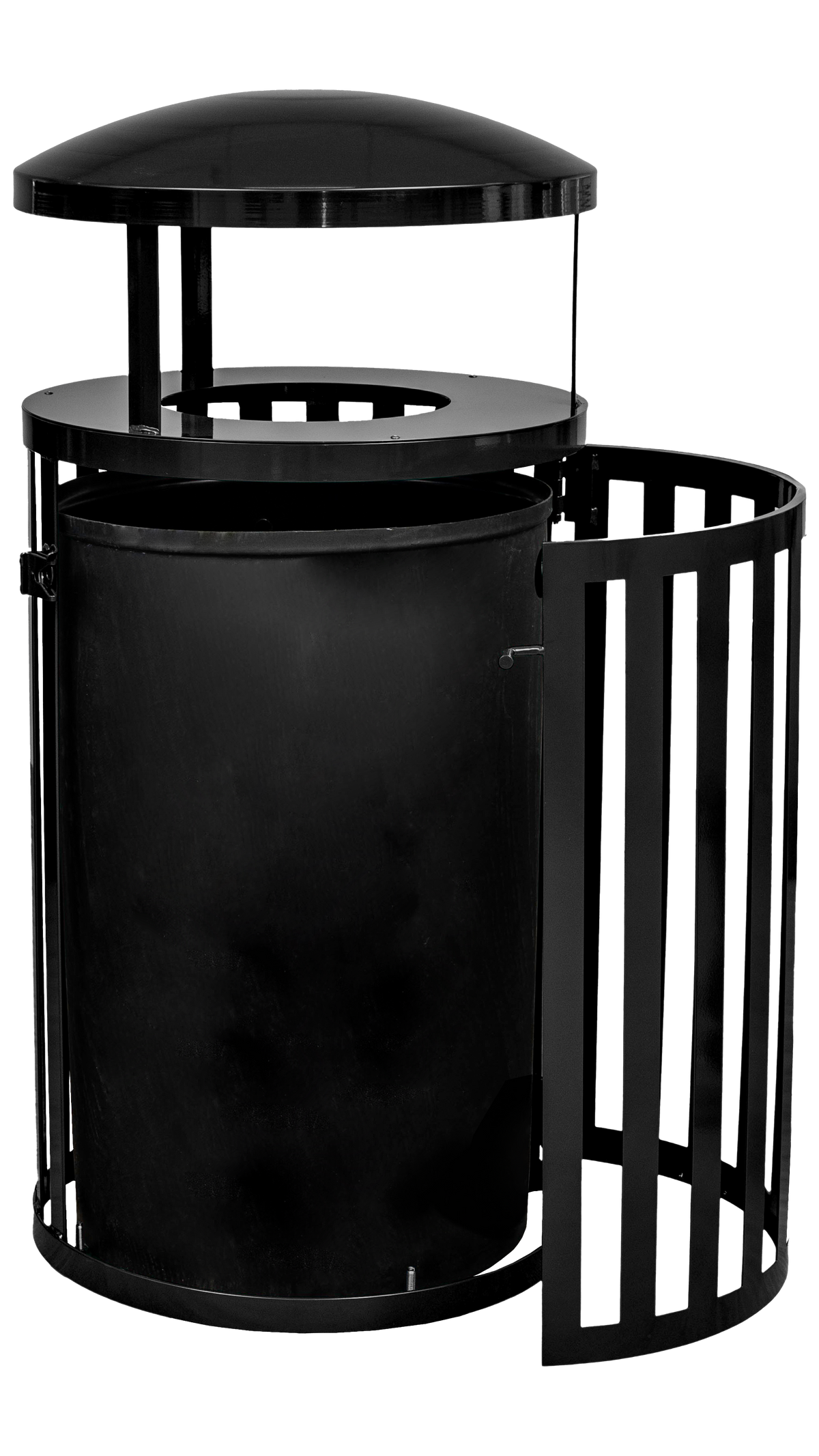 Streetscape Series Outdoor Waste & Recycling Receptacle With Door and ...