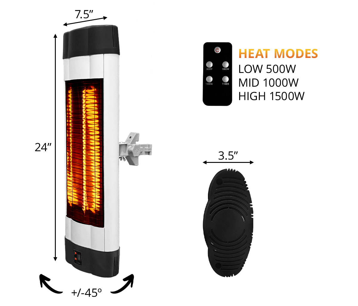 Infrared Outdoor Canopy Heater
