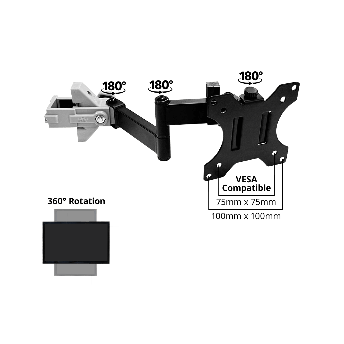 Canopy TV Mount for Event Displays